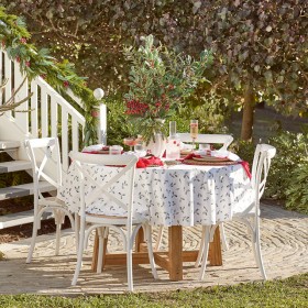 Holly+Christmas+Table+Cloth+Round+by+Habitat