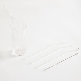 Emmy+Clear+Glass+Straw+4+Pack+by+Habitat