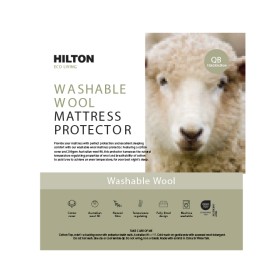 Eco+Living+Washable+Wool+Mattress+Protector+by+Hilton