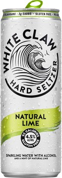 White+Claw+Hard+Seltzer+Natural+Lime+330mL