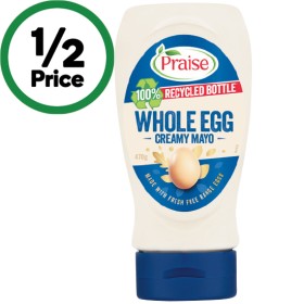 Praise-Mayonnaise-or-Aioli-470-500g on sale