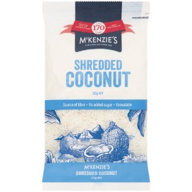 McKenzie%26rsquo%3Bs+Shredded+Coconut+215g