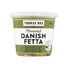 Thomas+Dux+Marinated+Danish+Fetta+Herb+%26amp%3B+Garlic+300g+%26ndash%3B+From+the+Deli