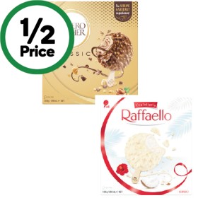 Ferrero+or+Raffaello+Frozen+Dessert+280ml+Pk+4+%26ndash%3B+From+the+Freezer