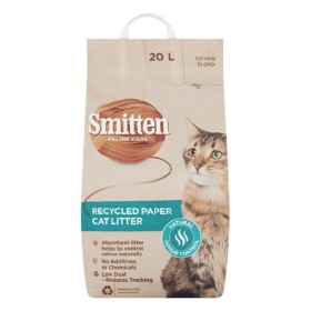 Smitten+Recycled+Paper+Cat+Litter+20+Litre