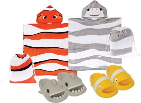 30-off-Regular-Price-on-Kids-Fish-Towels-Socks-Slides on sale