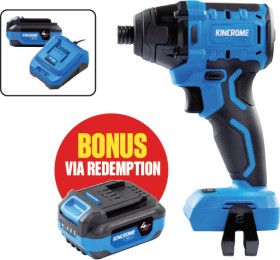 Kincrome-18V-40AH-Brushless-Impact-Driver-Kit on sale