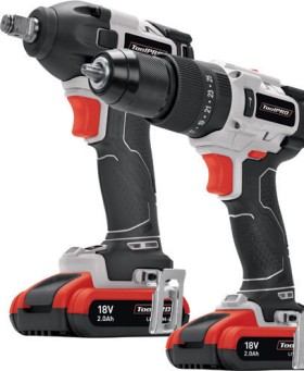 ToolPRO-18V-Brushless-Hammer-Drill-Wrench-Kit on sale