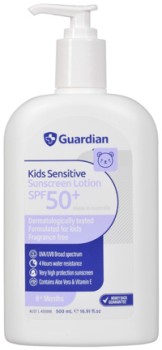 Guardian+Kids+Sensitive+Sunscreen+Lotion+SPF+50%2B+500mL