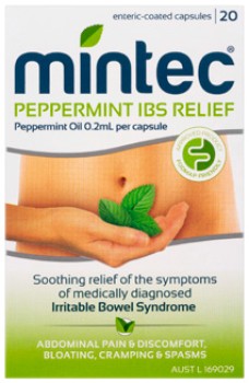 Mintec+Peppermint+IBS+Relief+20+Capsules