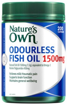 Nature%26rsquo%3Bs+Own+Odourless+Fish+Oil+1500mg+200+Capsules