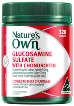 Natures-Own-Glucosamine-Sulfate-with-Chondroitin-320-Tablets on sale