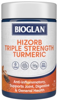 Bioglan+HiZorb+Triple+Strength+Turmeric+100+Tablets