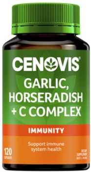 Cenovis+Garlic%2C+Horseradish+%2B+C+Complex+120+Capsules