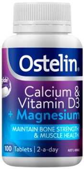 Ostelin+Calcium+%26amp%3B+Vitamin+D3+%2B+Magnesium+100+Tablets