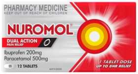 Nuromol-Dual-Action-Pain-Relief-12-Tablets on sale