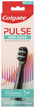 Colgate+Pulse+Deep+Clean+Electric+Toothbrush+Replacement+Brush+Heads+4+Pack