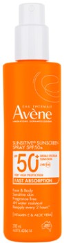 Av%26egrave%3Bne+Sunsitive%26reg%3B+Sunscreen+Spray+SPF+50%2B+200mL