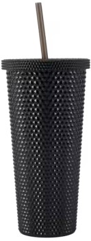 Black-Textured-Smoothie-Tumbler on sale