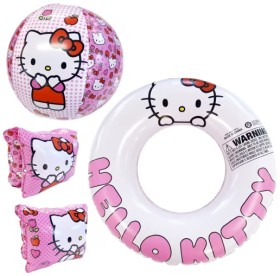 4+Piece+Inflatable+Hello+Kitty+Swim+Set