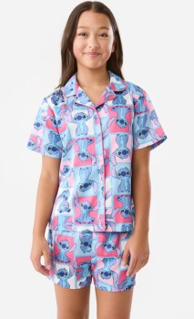 Disney+Lilo+and+Stitch+License+Satin+Pyjama+Set