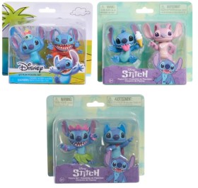 2+Pack+8cm+Disney+Stitch+Figure+Set+-+Assorted