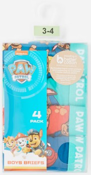 4-Pack-PAW-Patrol-License-Briefs on sale