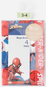 4-Pack-Spider-Man-License-Briefs on sale