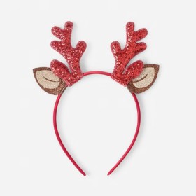 Reindeer+Christmas+Headband+-+Red