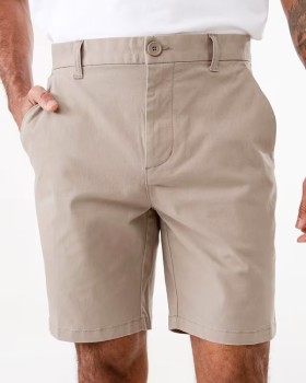 Fixed+Waist+Slim+Stretch+Chino+Shorts