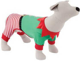 Pet-Christmas-Pyjamas-Elf-Large on sale