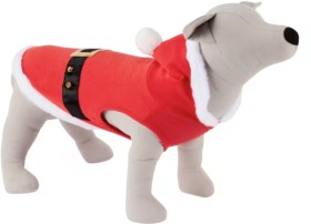 Pet+Hoodie+Santa+-+Medium