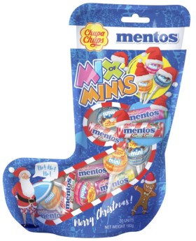 Chupa+Chups+Mix+of+Mini+Mentos+Christmas+Stocking+160g