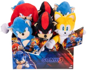 Sonic+Movie+3+Basic+Plush.+Assorted