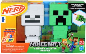 NERF+Minecraft+Creeper+%26amp%3B+Skeleton+Pack