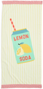 Kids+Lemon+Soda+Beach+Towel