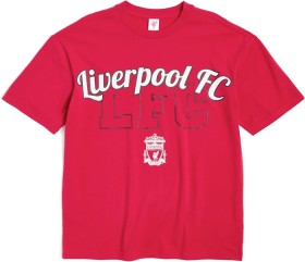 English-Premier-League-Team-T-Shirt-Red-Liverpool on sale