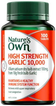 Nature%26rsquo%3Bs+Own+High+Strength+Garlic+10%2C000+100+Tablets