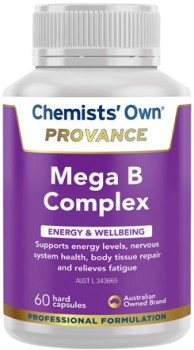 Chemists-Own-Provance-Mega-B-Complex-60-Capsules on sale