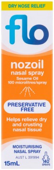 Flo+Nozoil+Sesame+Oil+Nasal+Spray+15mL