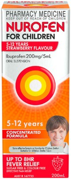 Nurofen+For+Children+5-12+Years+Strawberry+Flavour+200mL