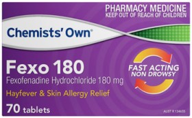 Chemists-Own-Fexo-180-70-Tablets on sale