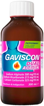 Gaviscon+Dual+Action+Peppermint+Oral+Liquid+300mL