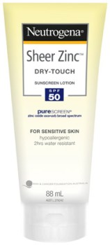 Neutrogena+Sheer+Zinc+Dry-Touch+Sunscreen+Lotion+SPF+50+88mL