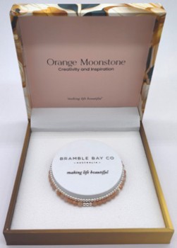 Bramble+Bay+Orange+Moonstone+Bracelet+Set