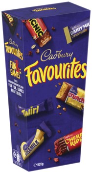 Cadbury-Favourites-520g on sale