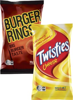 Twisties%2C+Burger+Rings+or+Cheetos+80g-90g