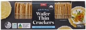 Coles+Wafer+Crackers+100g