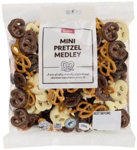 Coles+Mini+Pretzel+Medley+200g+Pack