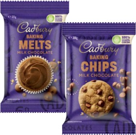 Cadbury+Baking+Chocolate+Blocks%2C+Chips+or+Melts+180g-225g